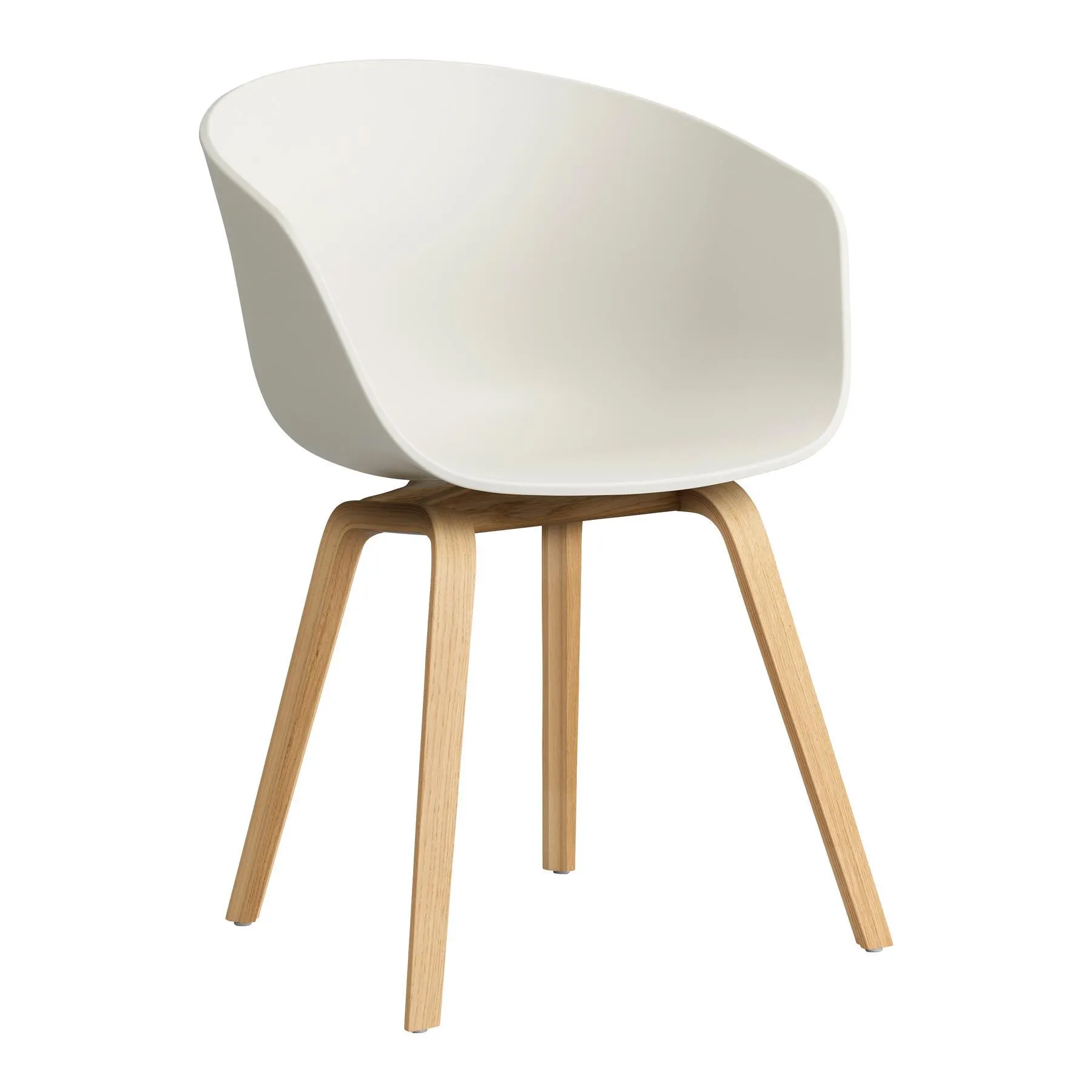 HAY About a Chair AAC22 Stoel - Oak - Melange Cream