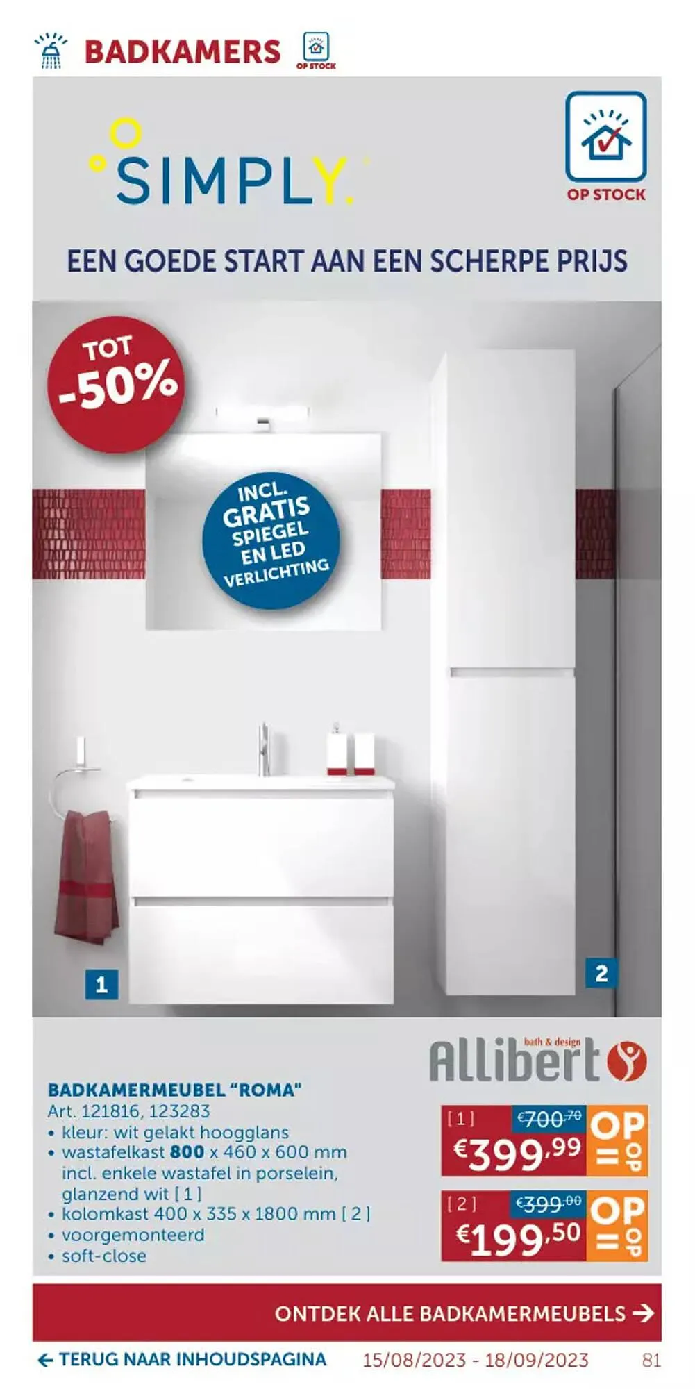 Zelfbouwmarkt folder van 15 augustus tot 18 september 2023 - folder pagina 81