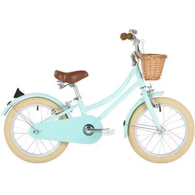 Bobbin Fiets 16" gingersnap (incl mandje+wieltjes) - green