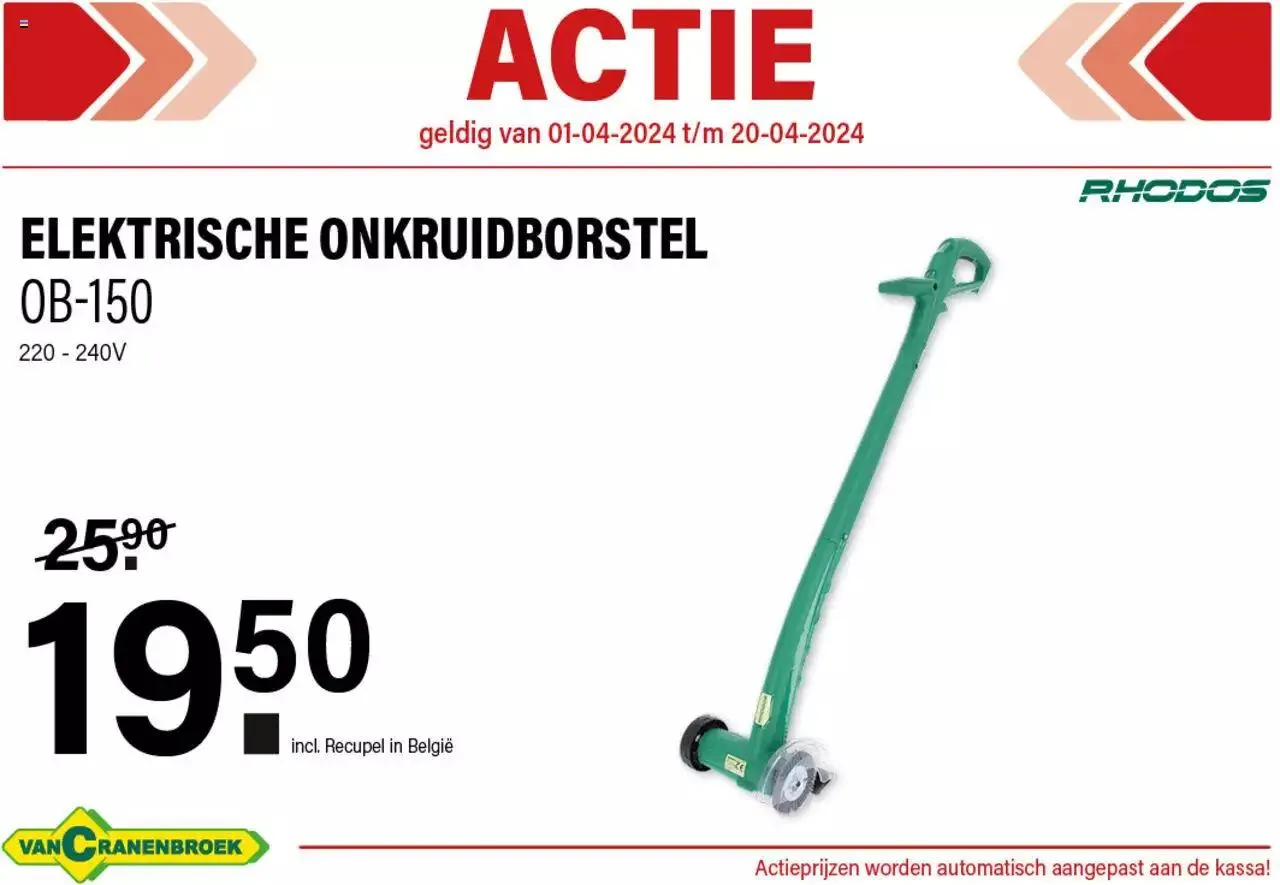 Van Cranenbroek folder / publicité van 20 april tot 7 april 2024 - folder pagina 4