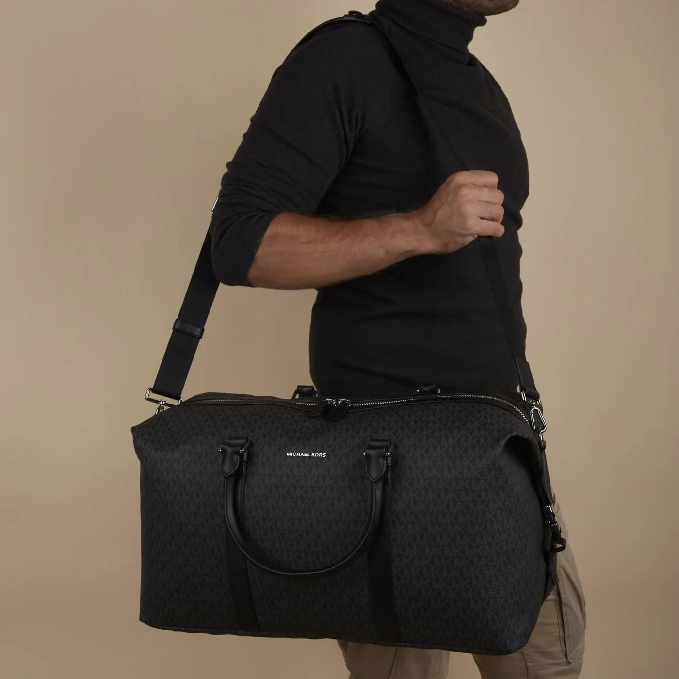 Hudson Zwarte Weekendtas 33F1LHDU3B-001