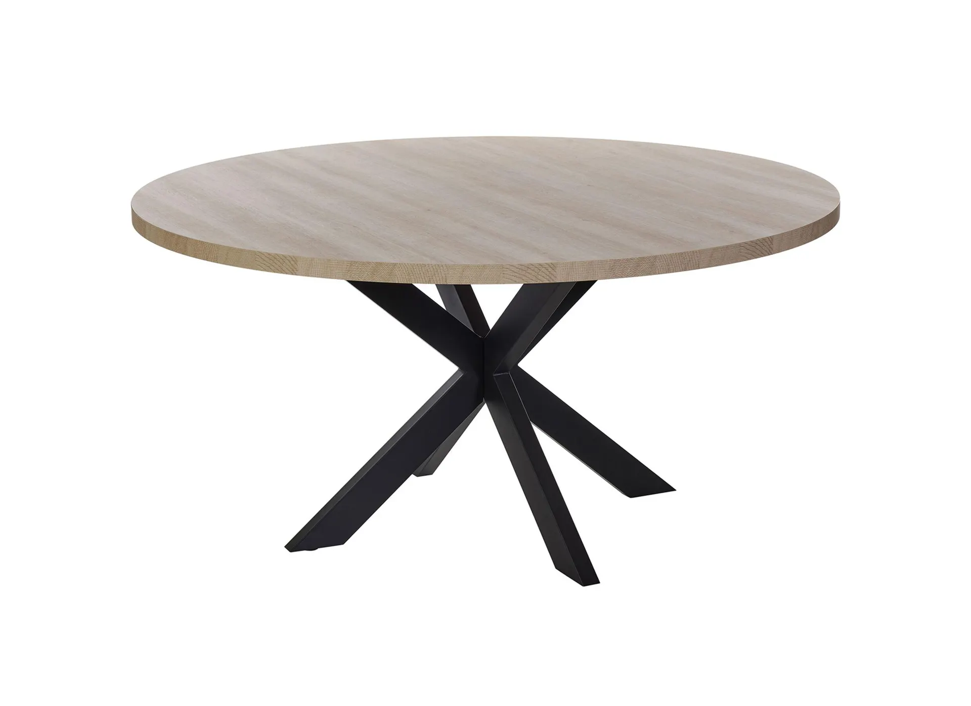 Ronde tafel Ø130cm - melamine - urban oak