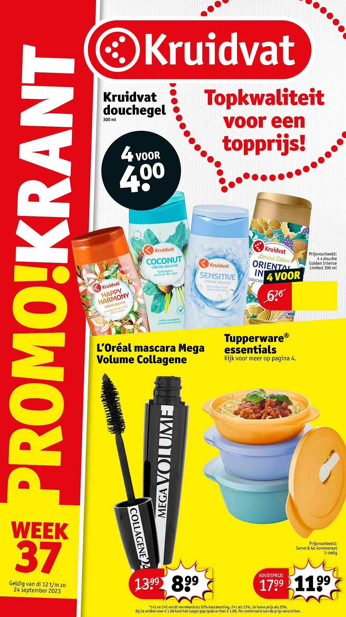 Kruidvat Folder van 10 september tot 10 september 2023 - folder pagina 1