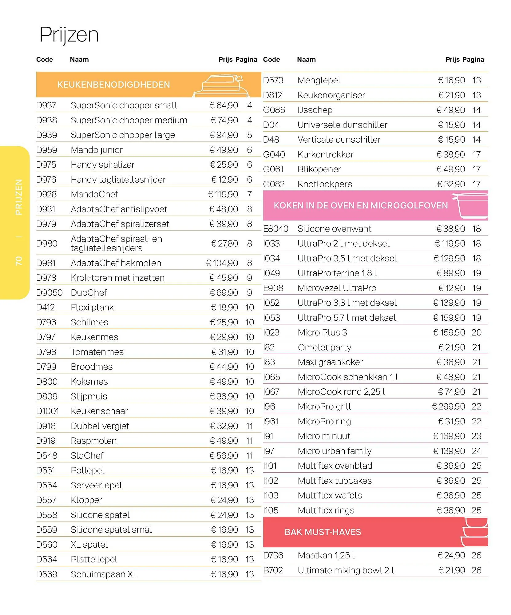 Tupperware Folder van 26 juli tot 26 juli 2023 - folder pagina 70