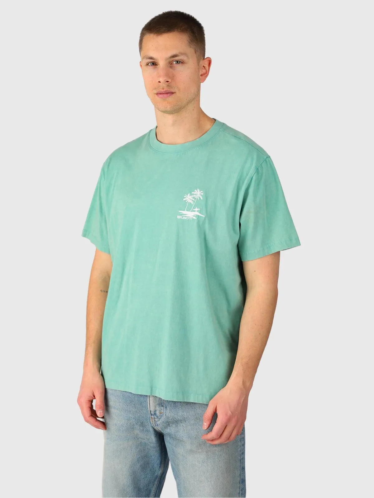 Wandes Men T-shirt | Bottle Green