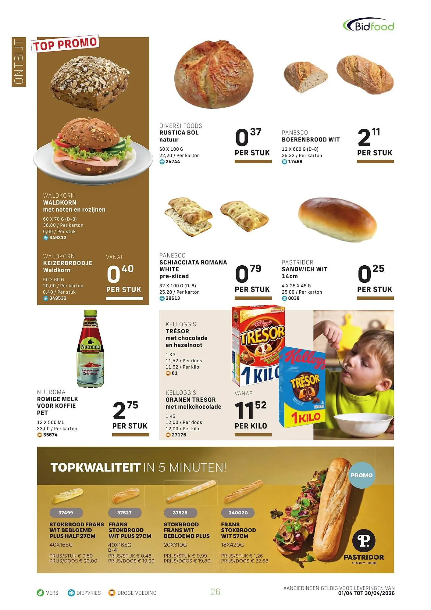 Bidfood folder van 1 april tot 30 april 2026 - folder pagina 26