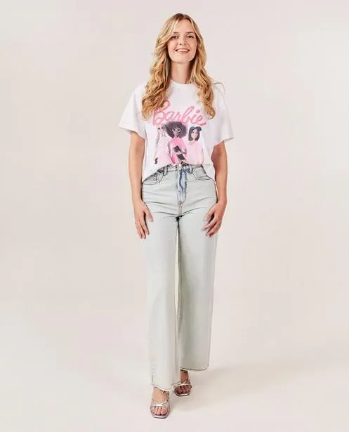 Wit T-shirt Barbie