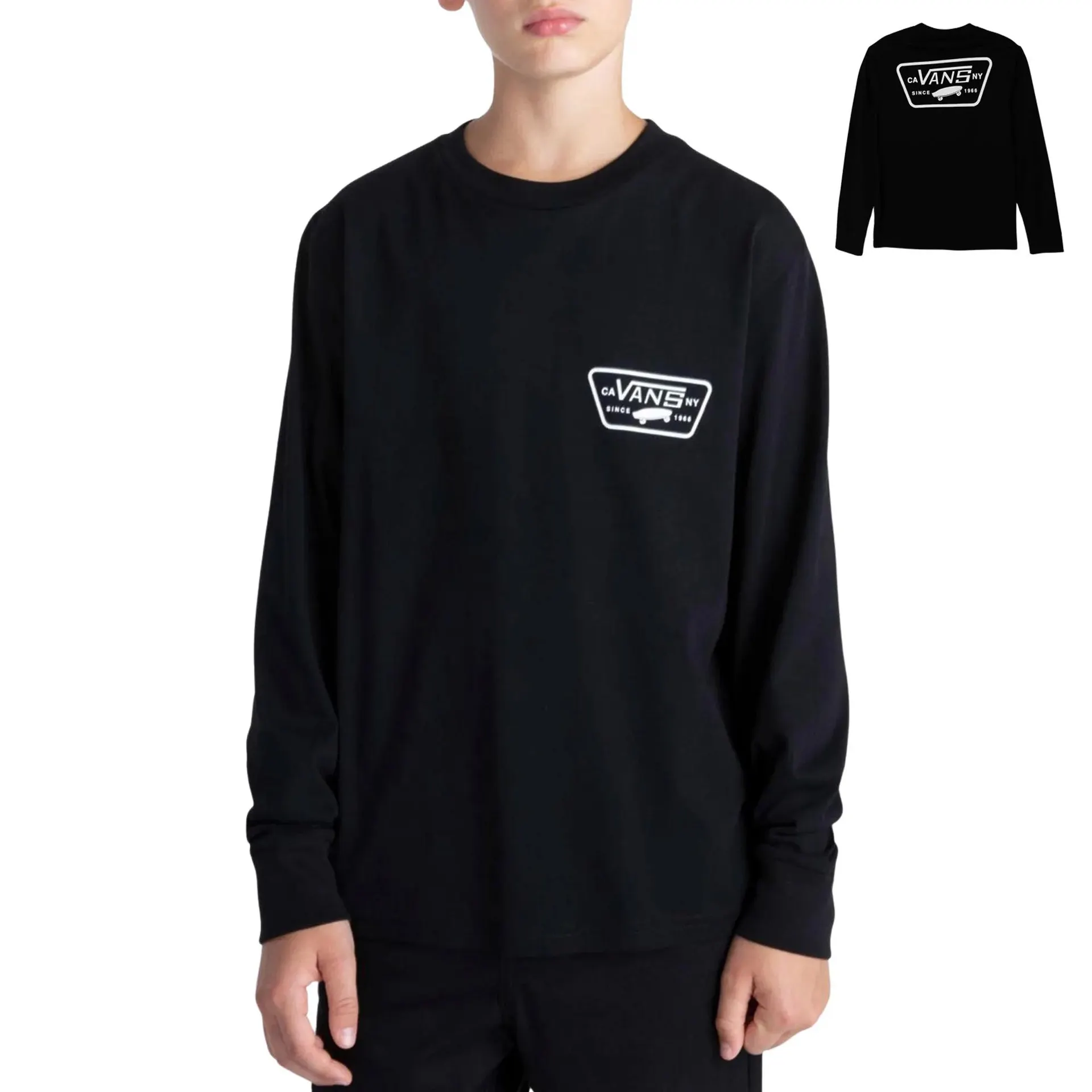 Full Patched Back LS Sweater Junior