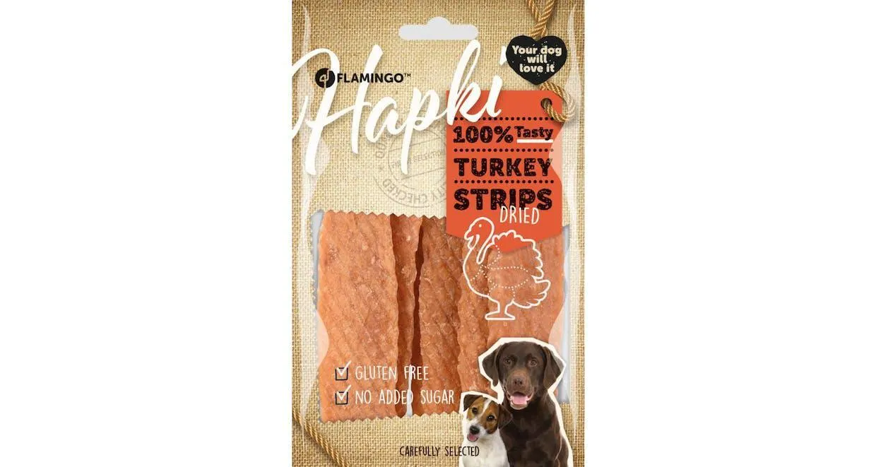 HAPKI KALKOEN STRIPS 85G