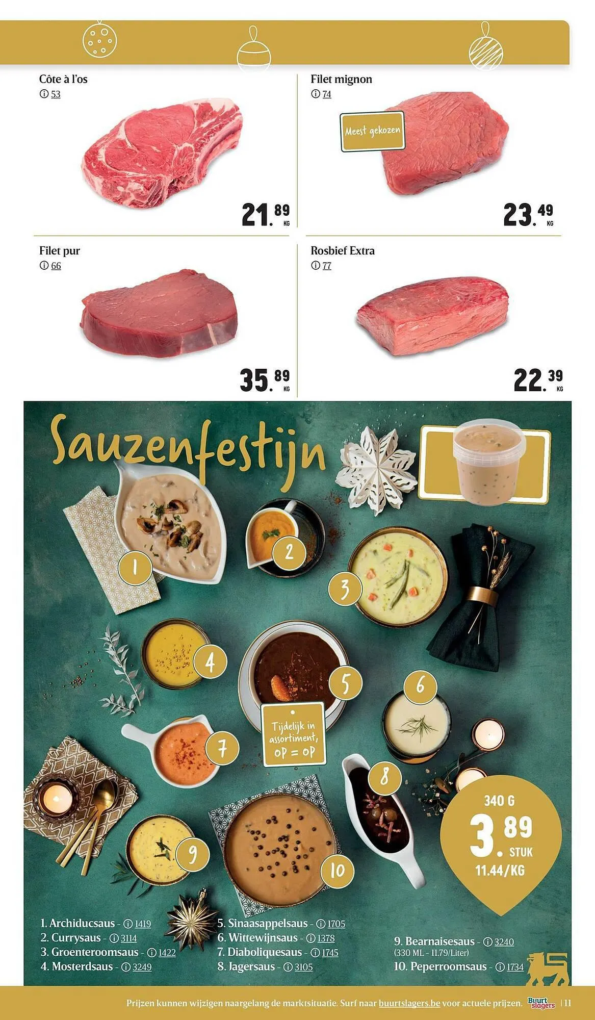 Buurtslagers folder van 23 november tot 4 januari 2024 - folder pagina 11