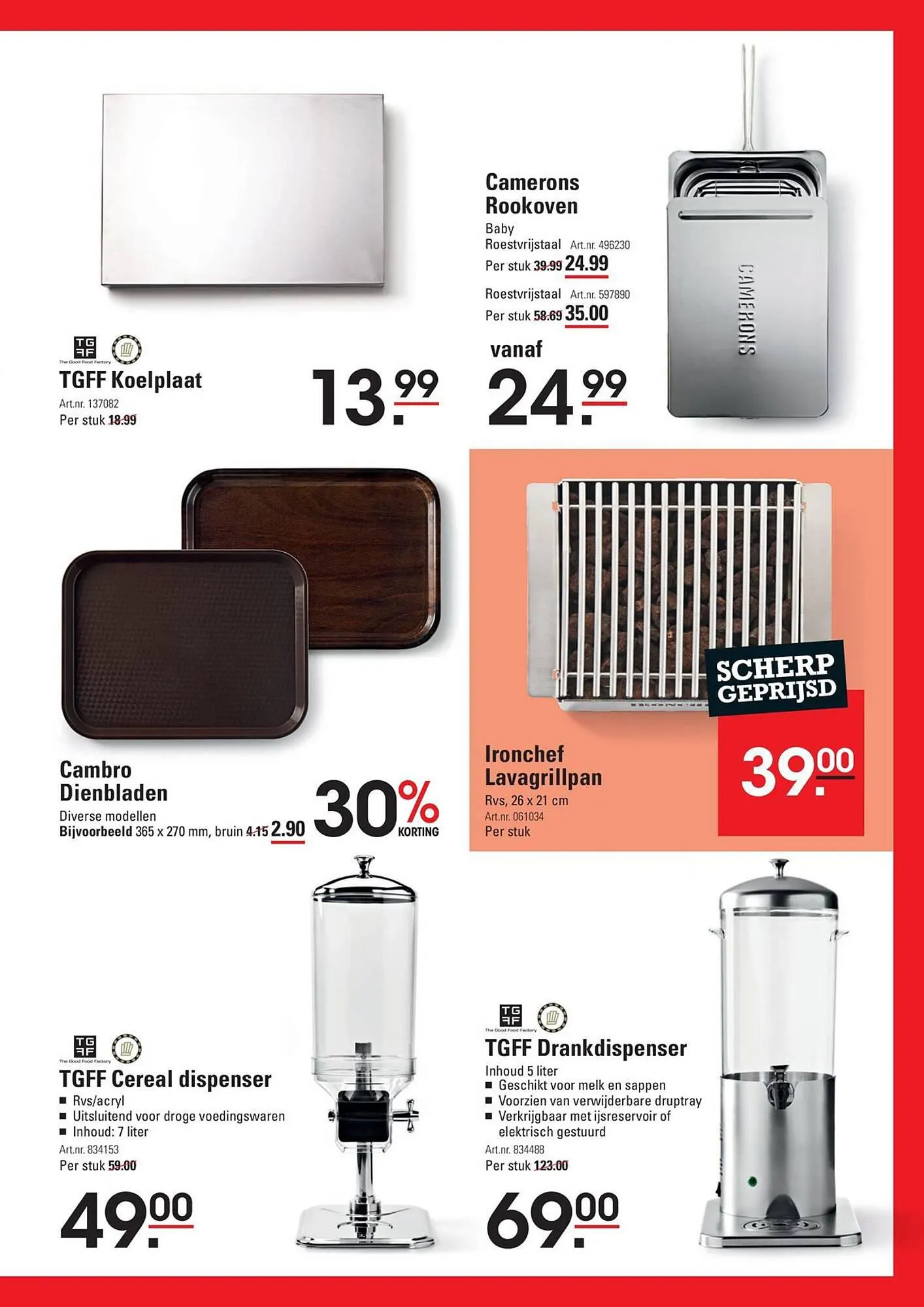 Sligro Non-Food Opruiming folder van 16 november tot 4 december 2023 - folder pagina 9