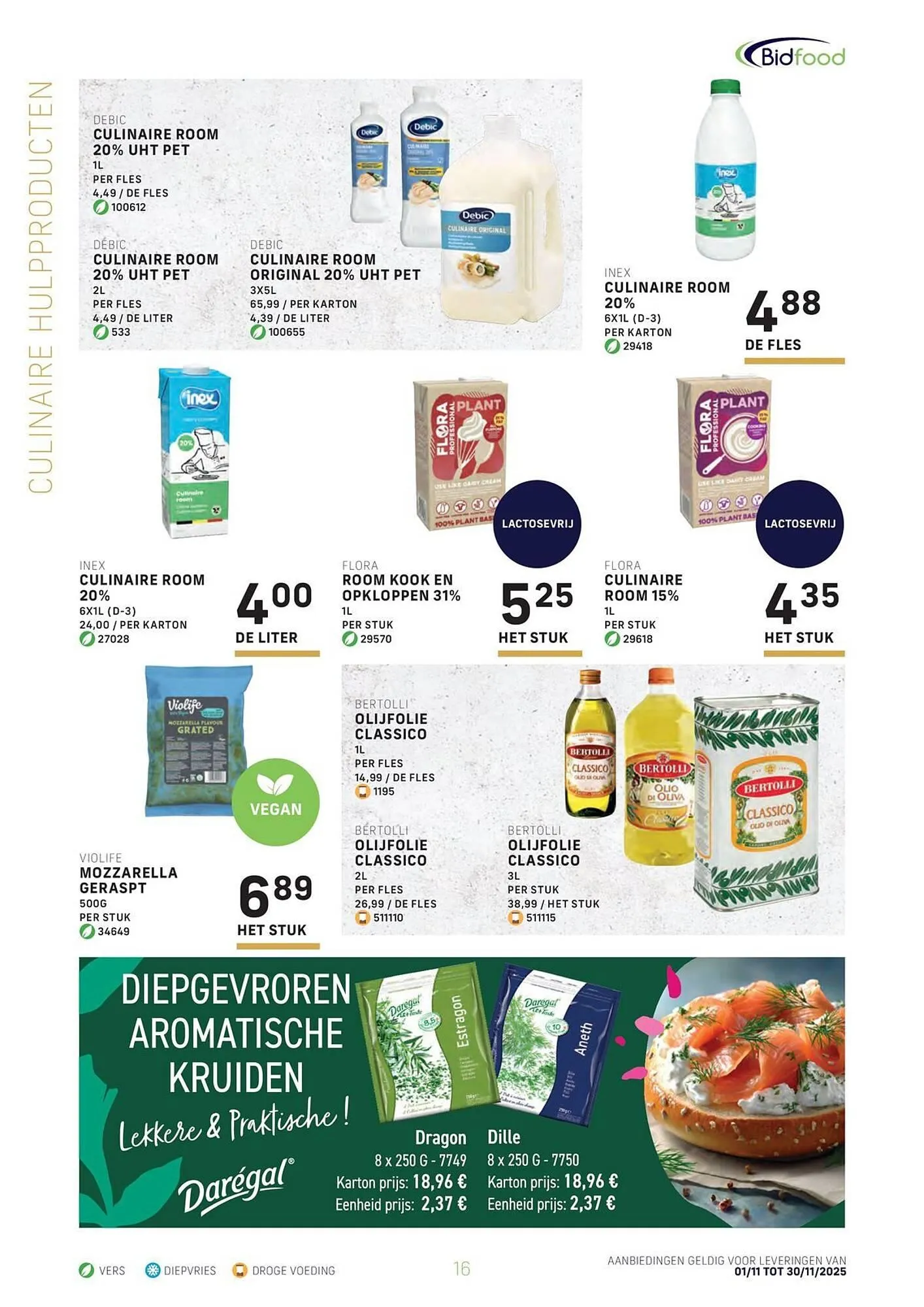 Bidfood folder van 31 oktober tot 30 november 2025 - folder pagina 16