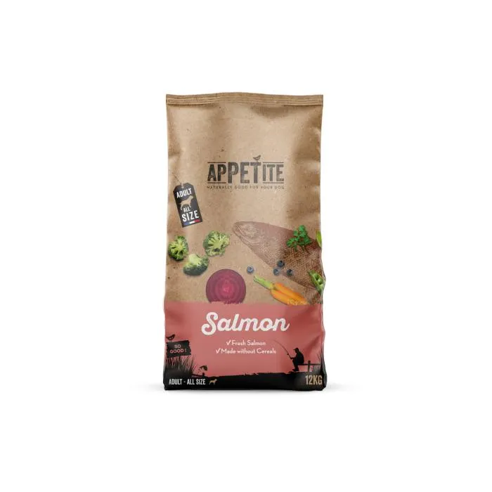 Appetite Brokken Graanvrije Met Zalm Hond (adulte/ Tous) 12kg