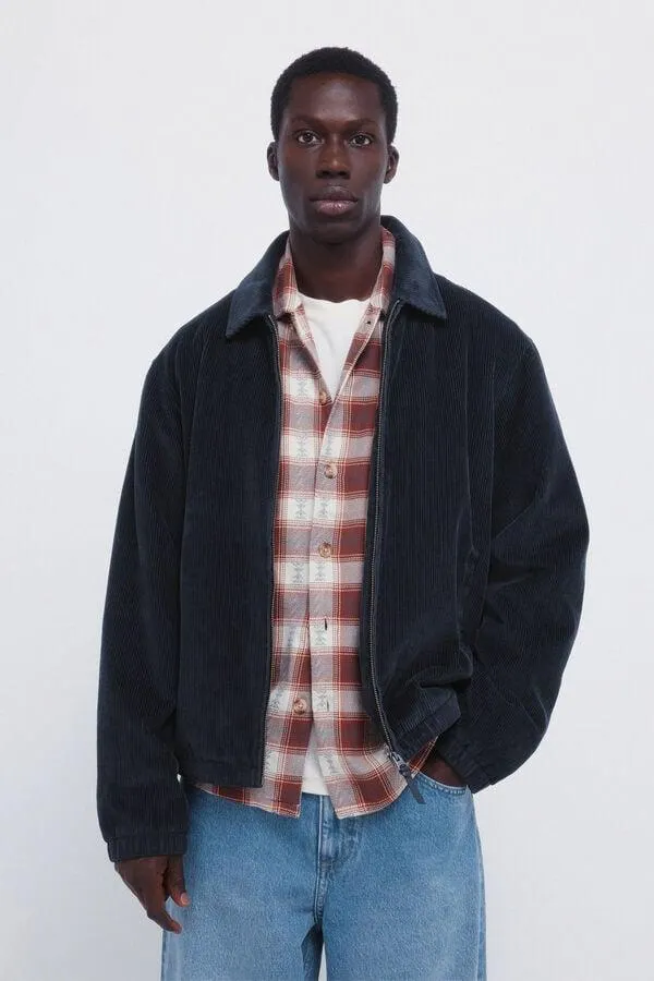 Sobrecamisa cuadros étnicos overshirt