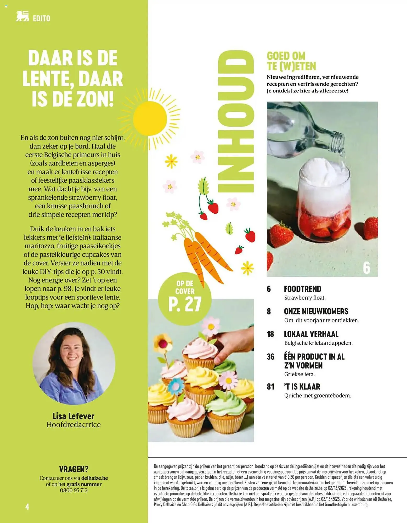 Delhaize magazine van 2 april tot 31 mei 2026 - folder pagina 4