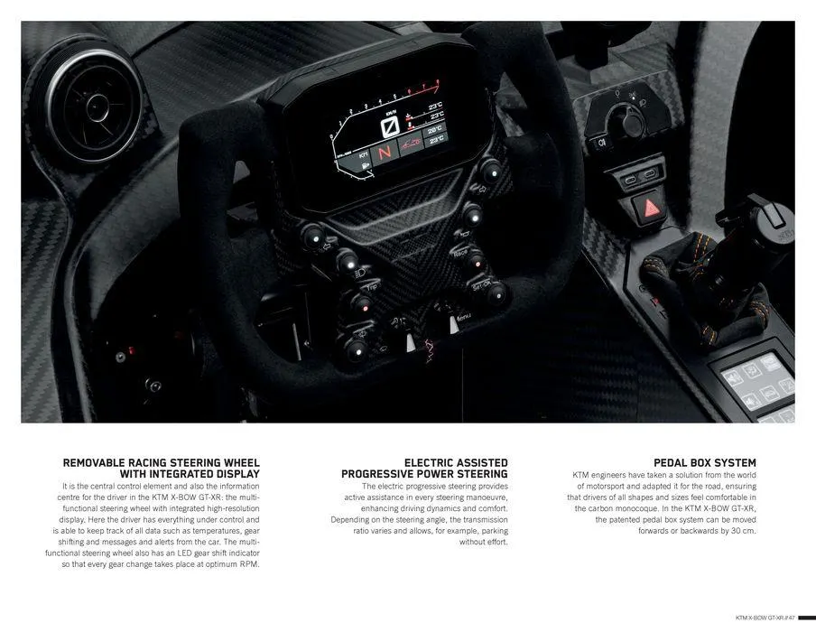 X-BOW GT-XR 2023 van 13 oktober tot 13 oktober 2024 - folder pagina 47