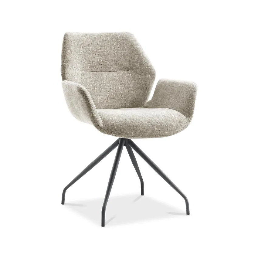 Pronto Wonen Armstoel VALLATE Taupe