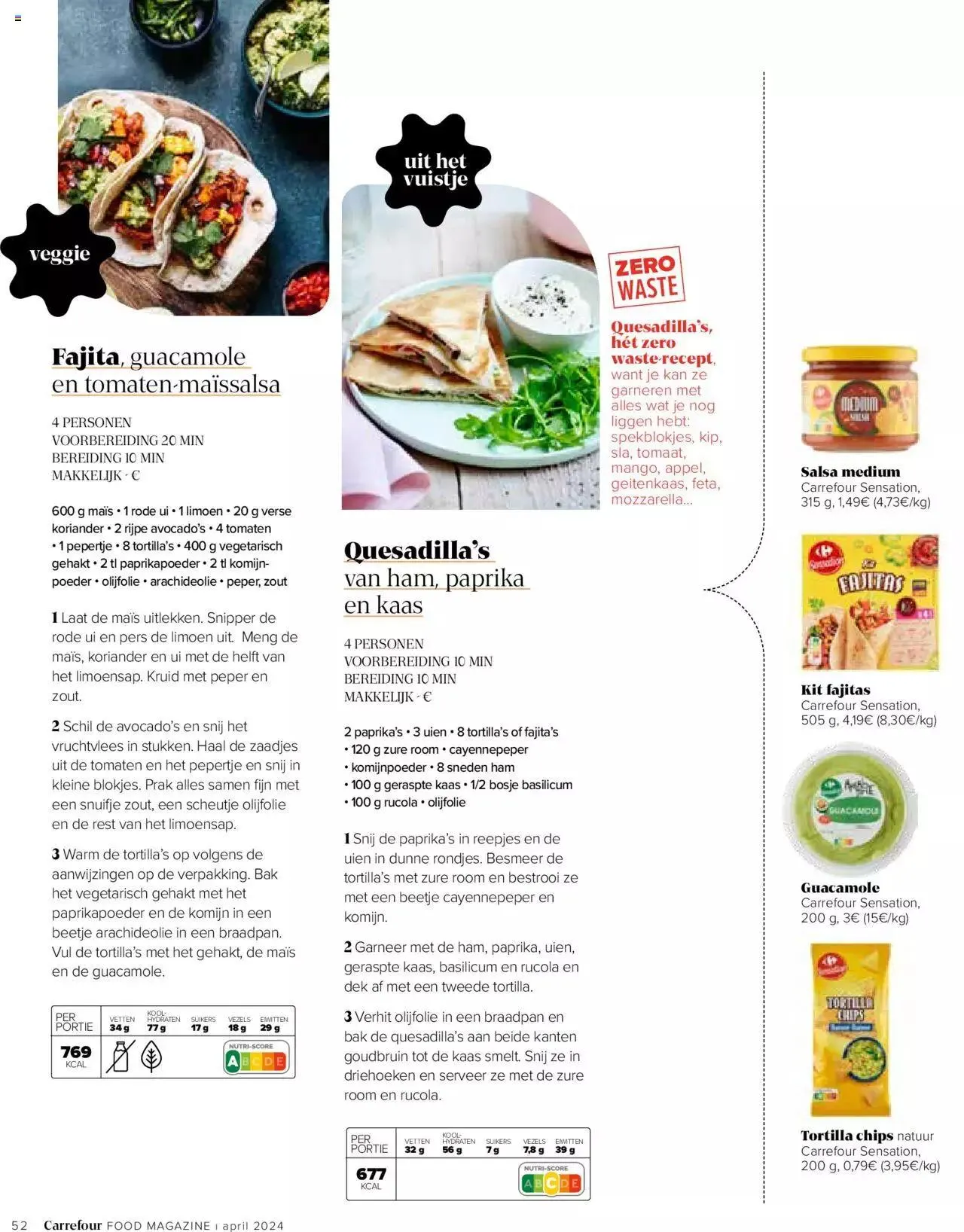 Carrefour Food Magazine van 1 mei tot 31 december 2024 - folder pagina 52