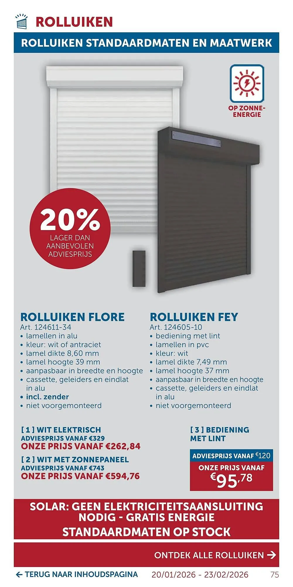 Zelfbouwmarkt folder van 20 januari tot 23 februari 2026 - folder pagina 75