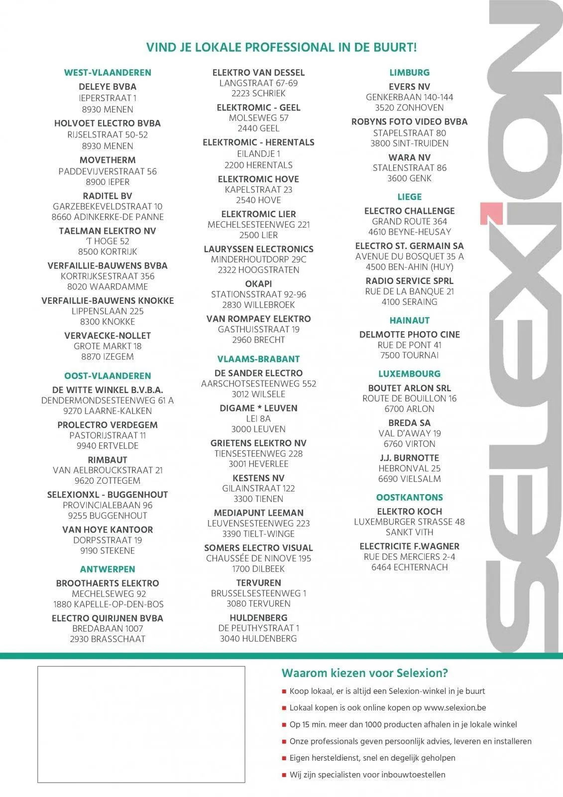 Selexion folder tot 31.12.2025 van 23 oktober tot 31 december 2025 - folder pagina 32