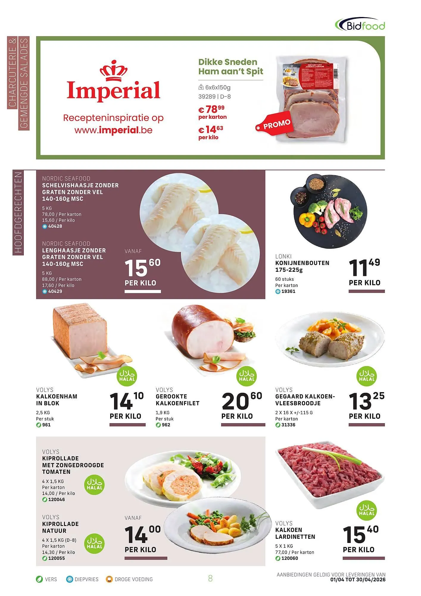 Bidfood folder van 1 april tot 30 april 2026 - folder pagina 8