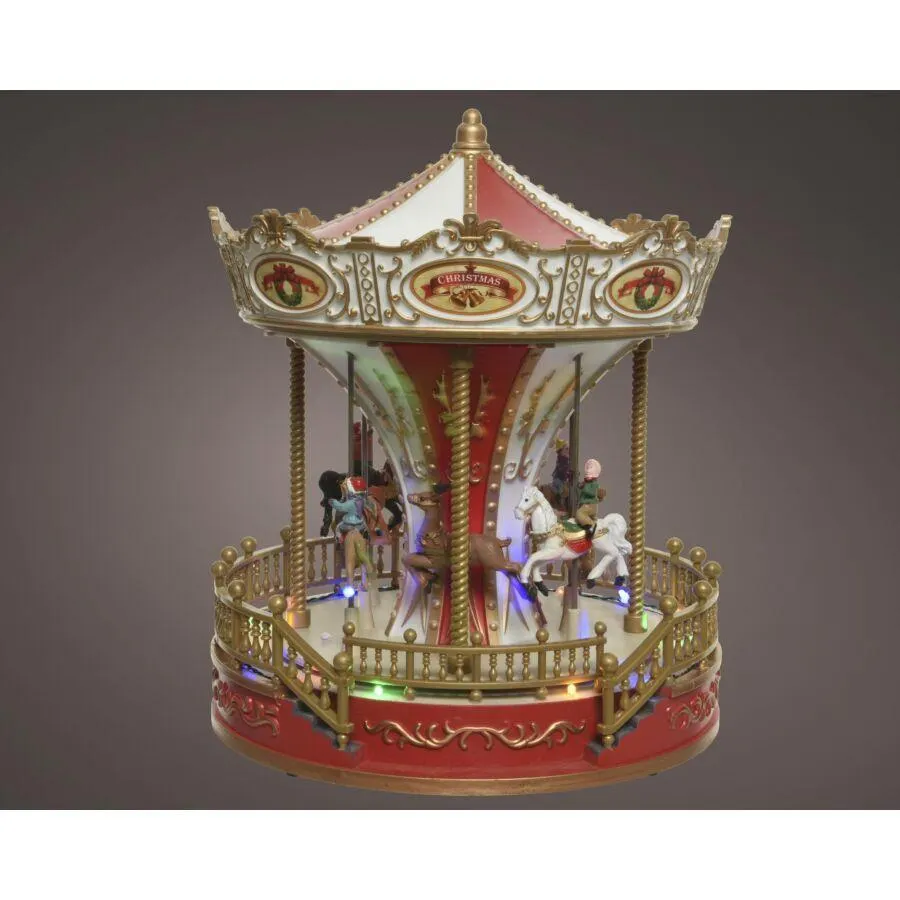 Kaemingk LED verlicht kersthuisje kleurveranderend binnen gebruik