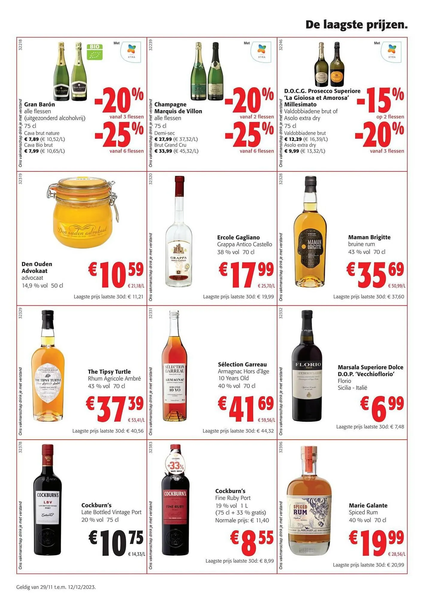 Colruyt folder van 30 november tot 12 december 2023 - folder pagina 12