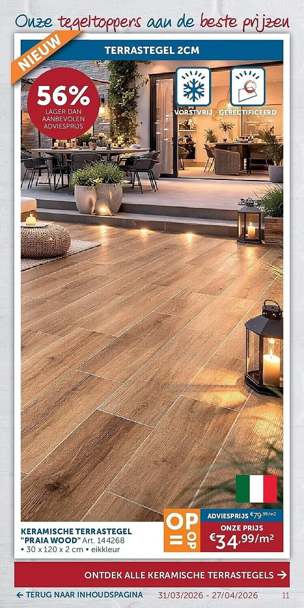 Zelfbouwmarkt folder van 31 maart tot 27 april 2026 - folder pagina 11