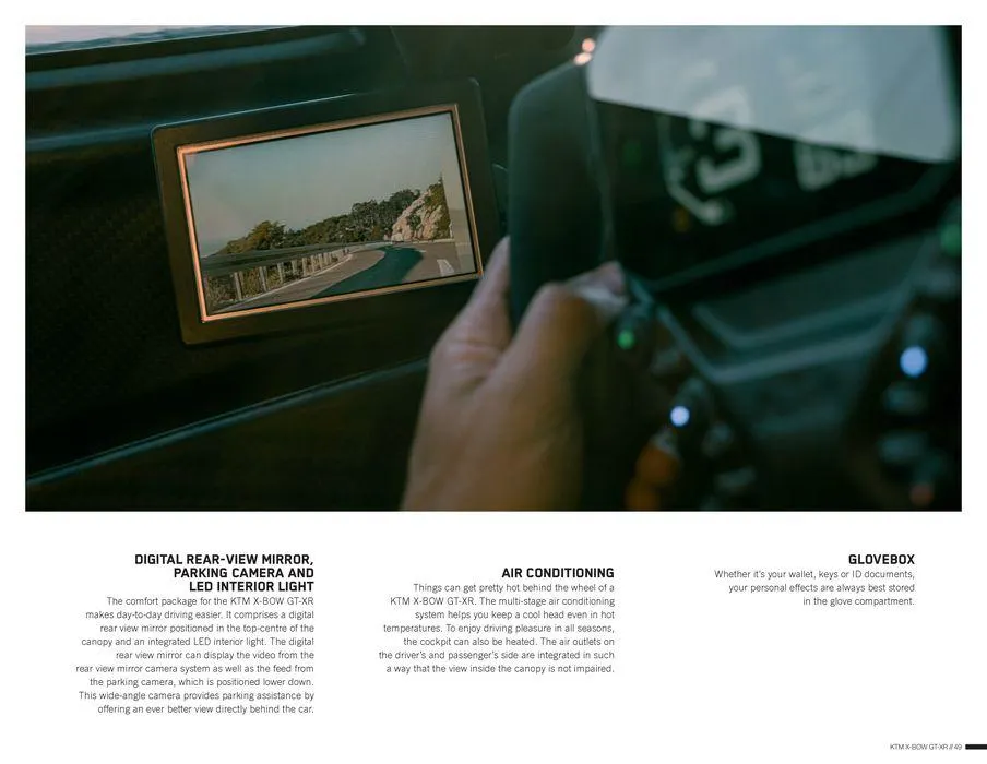 X-BOW GT-XR 2023 van 13 oktober tot 13 oktober 2024 - folder pagina 49