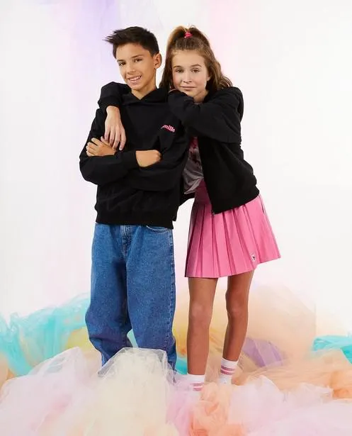 Oversized hoodie met print