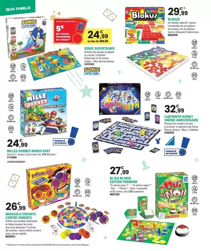 Jouez À L'infin van 29 oktober tot 5 december 2024 - folder pagina 304