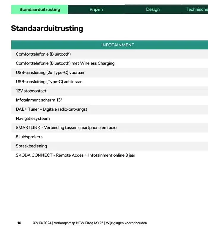Price List van 31 december tot 31 december 2025 - folder pagina 19