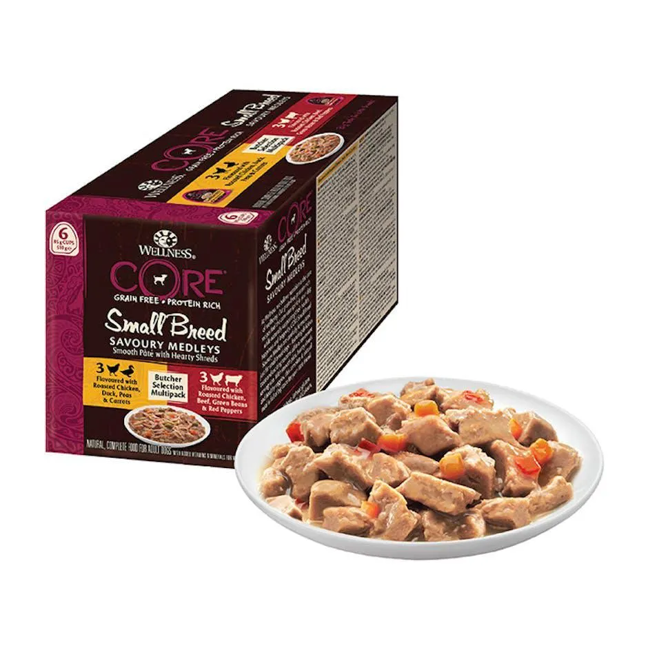 Wellness CORE sav. medley small butch sel 6p 85g