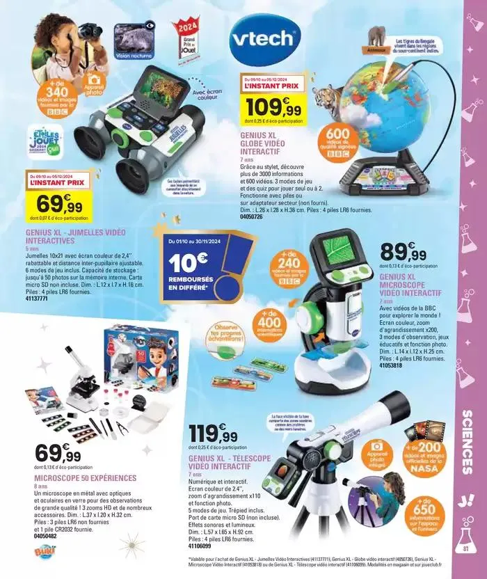 Jouez À L'infin van 29 oktober tot 5 december 2024 - folder pagina 81