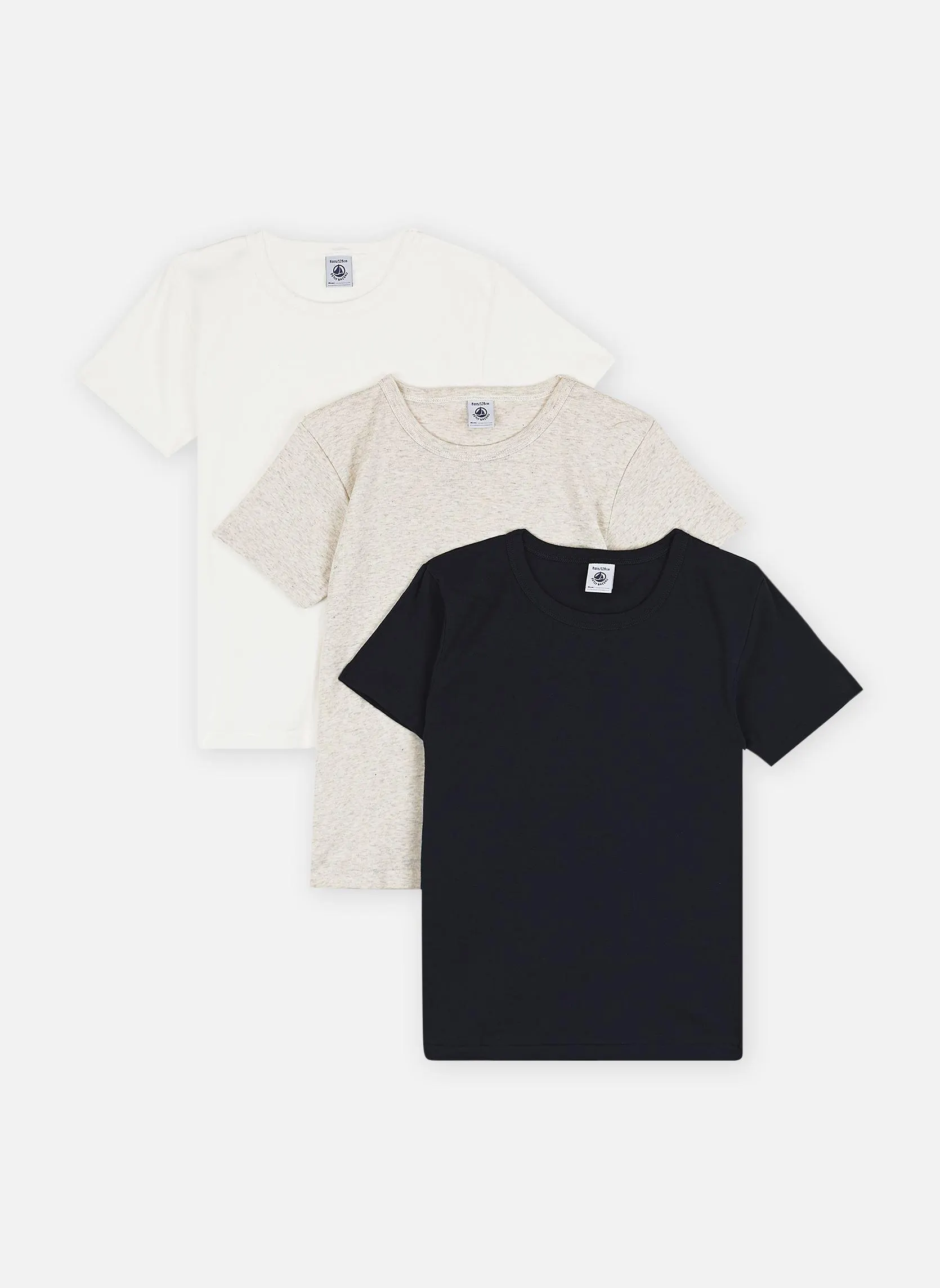 T-shirts met korte mouwen Lot de 3 Tee-Shirts Manches Courtes Unis jongens multicolor