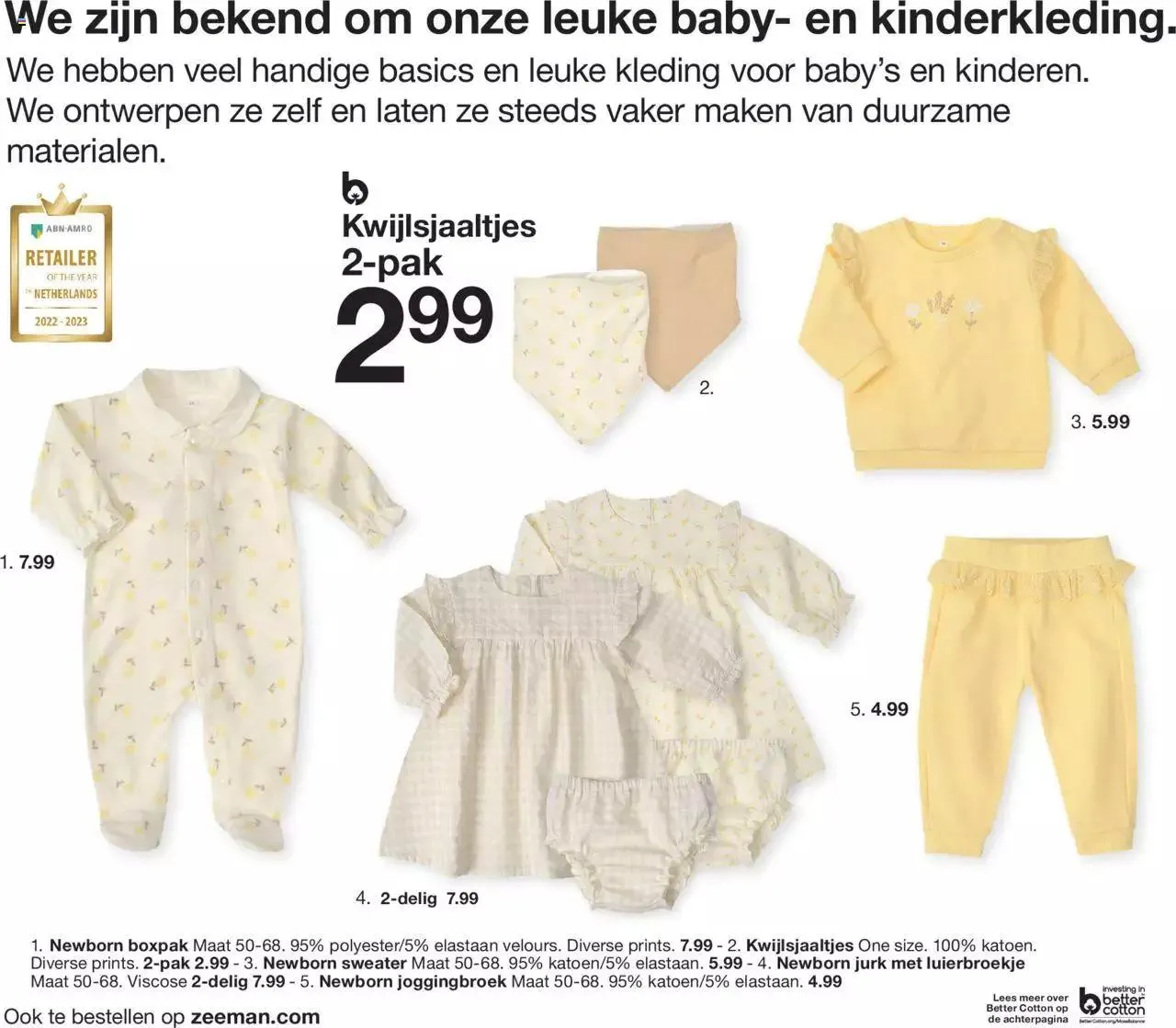 Zeeman babycollectie folder van 1 januari tot 31 december 2023 - folder pagina 10