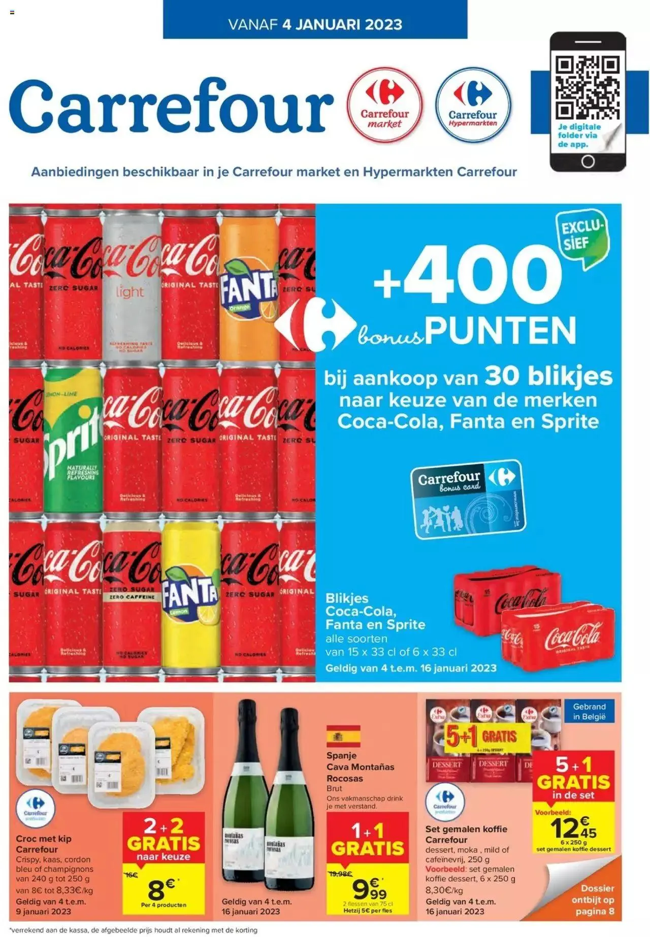 Carrefour - Folder van 16 januari tot 31 december 2023 - folder pagina 1