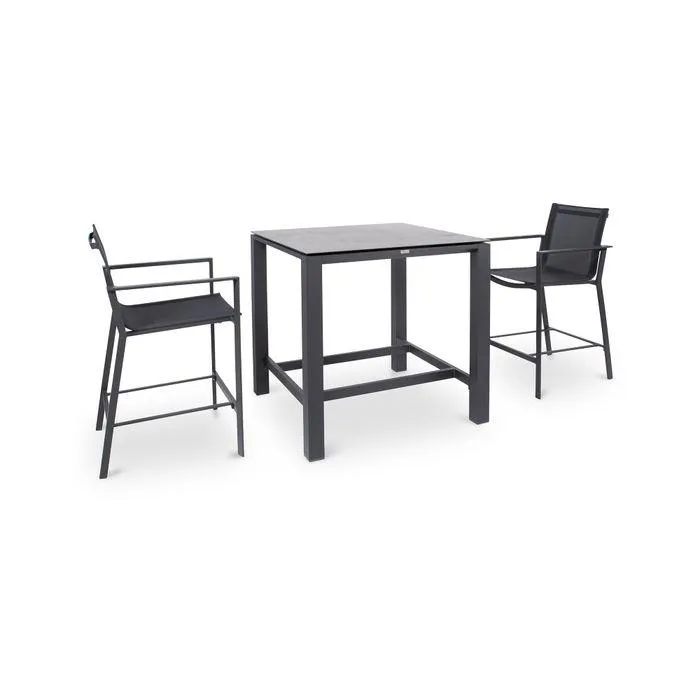 Concept bartafel | lava aluminium | beton look keramiek