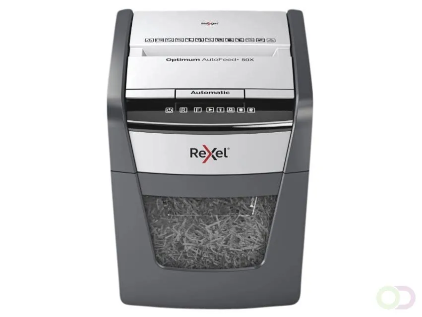 Papiervernietiger Rexel Optimum Auto 50X P4 snippers 4x28mm