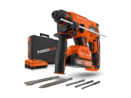 Powerplus Dual Power POWDP15640 accu boorhamer 20V + accu en lader