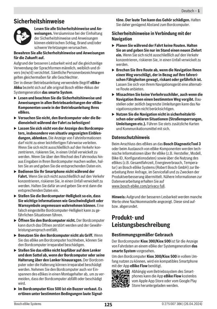 Electric Bike Manual van 12 februari tot 12 augustus 2025 - folder pagina 125