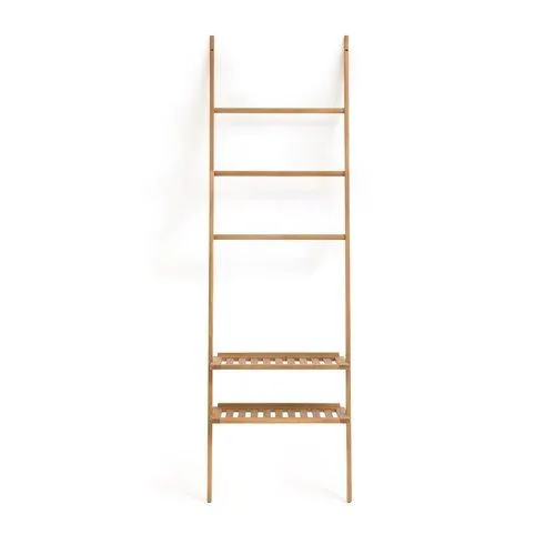 Étagère échelle acacia huilé, finition teck, Kiari