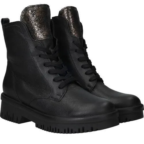 Waldlaufer Alea Veterboots Zwart Dames