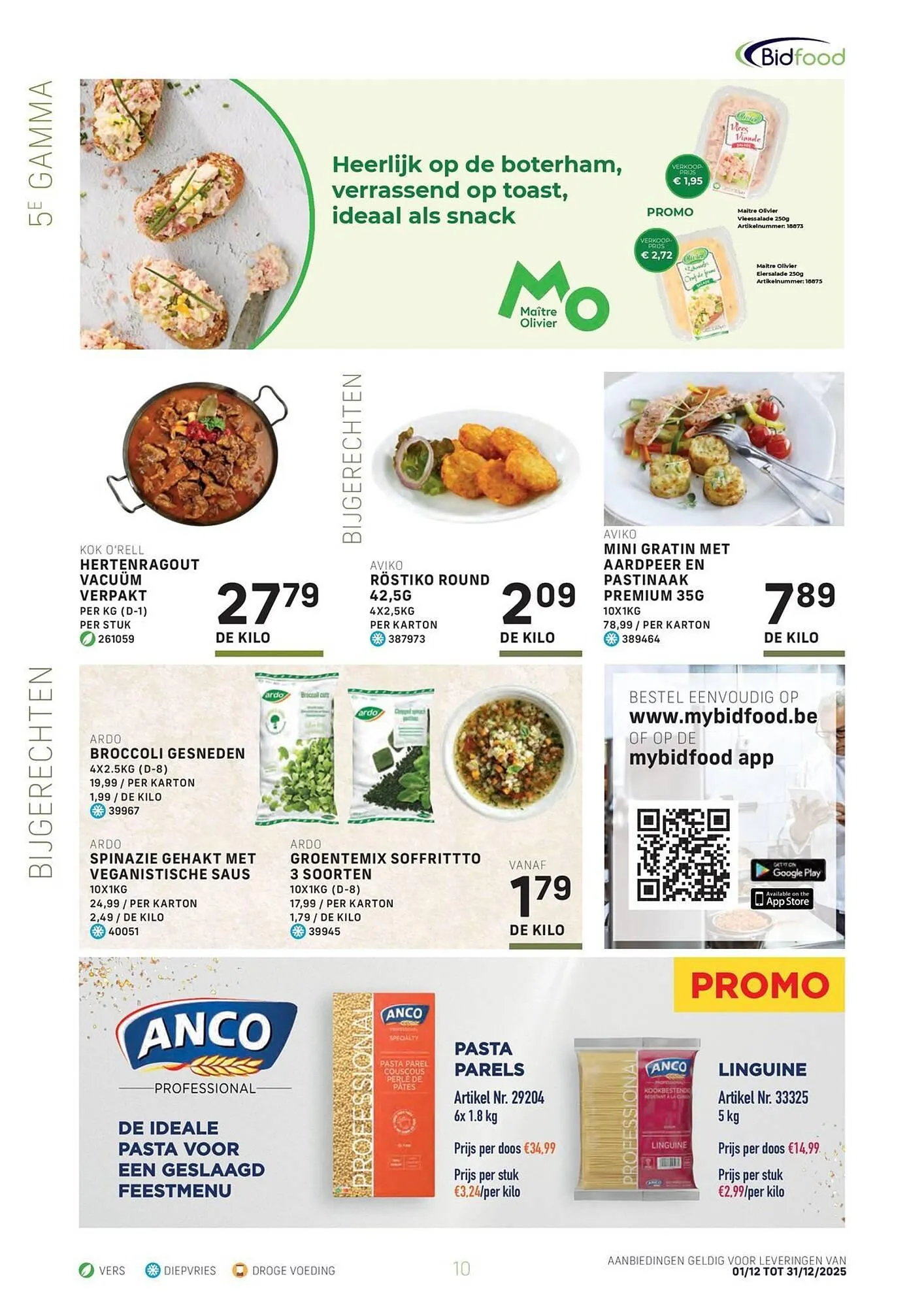 Bidfood magazine van 2 december tot 31 december 2025 - folder pagina 10