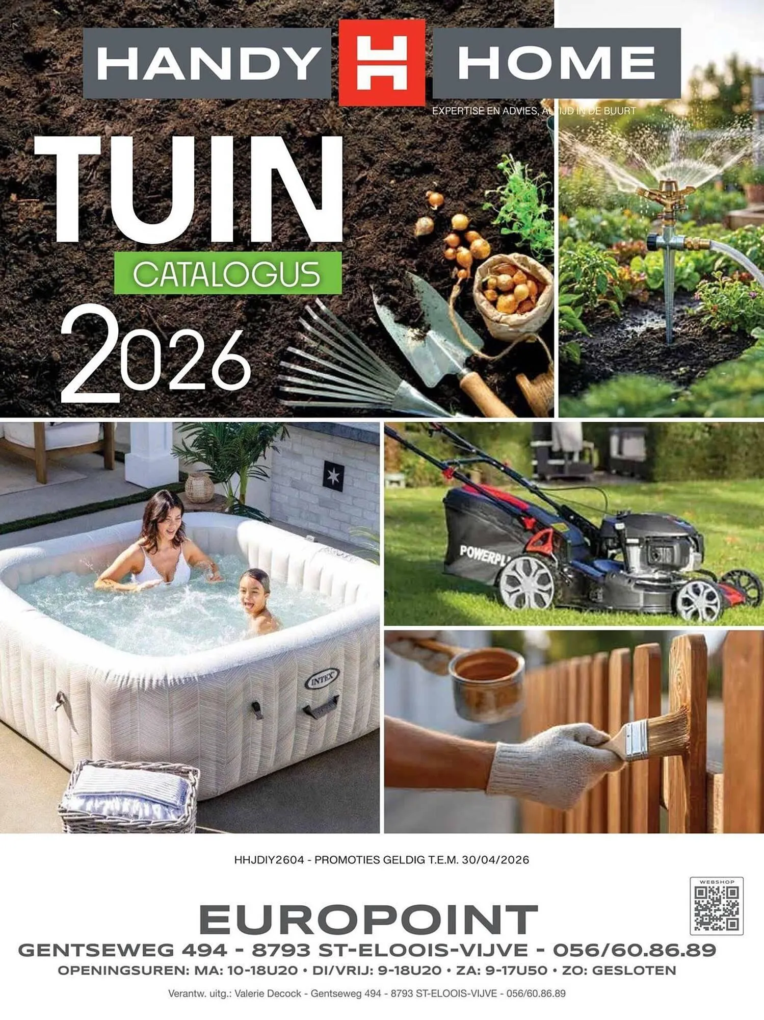 HandyHome folder van 31 maart tot 30 april 2026 - folder pagina 1