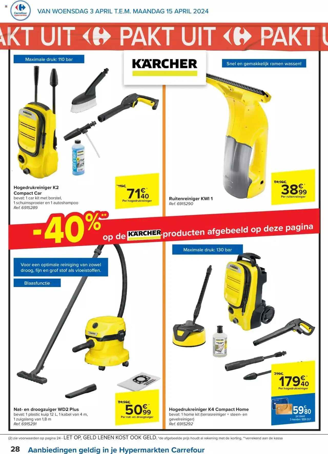 Carrefour folder week 14/15 van 15 april tot 31 december 2024 - folder pagina 28