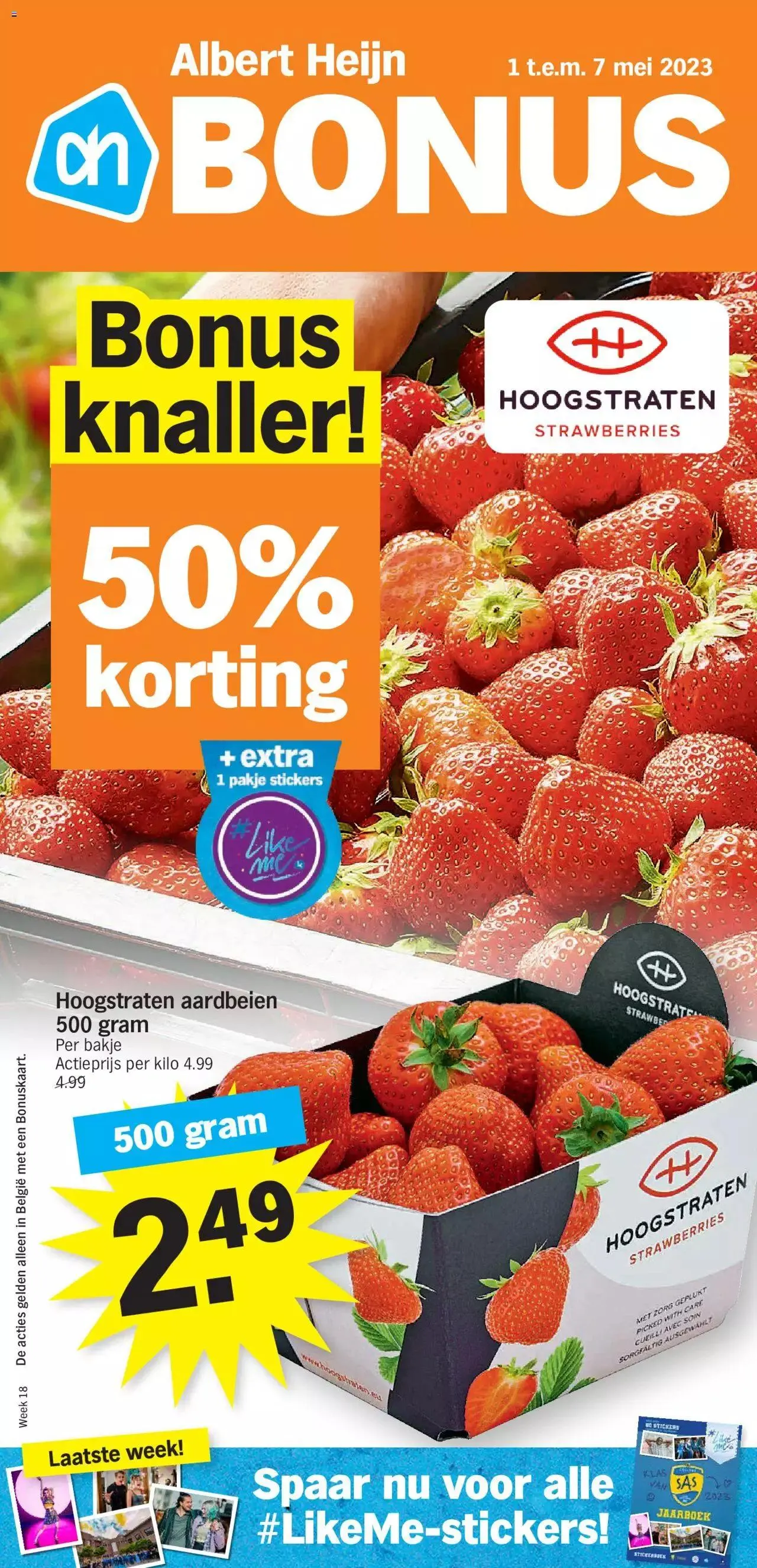 Albert Heijn folder week / de la semaine %Číslo_Týždňa% van 7 mei tot 31 december 2023 - folder pagina 1