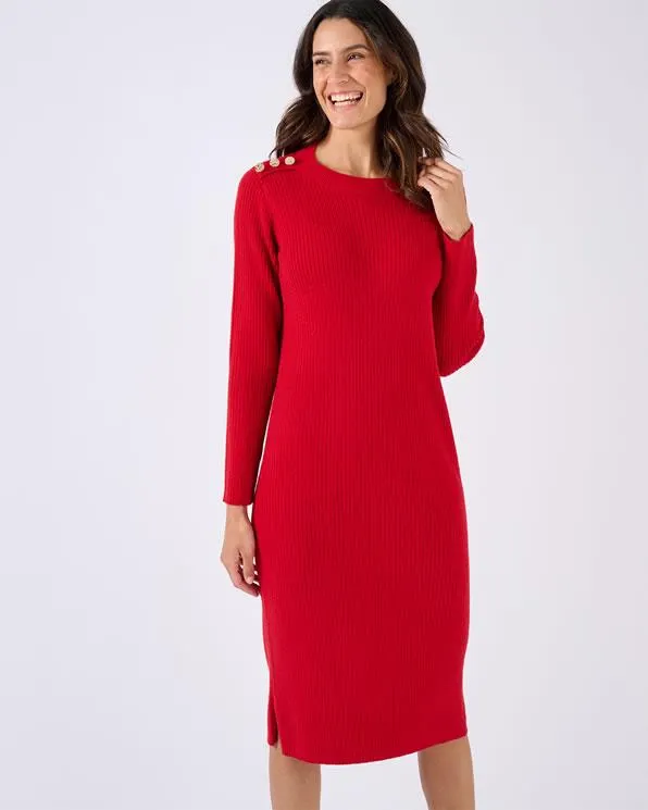 Thermolactyl gebreide jurk