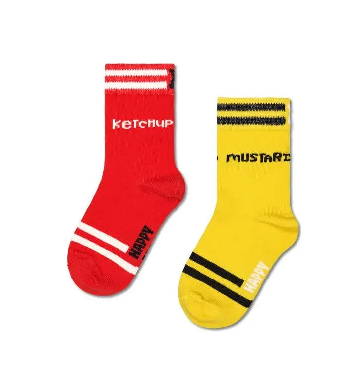 Kids 2-Pack Ketchup Socks