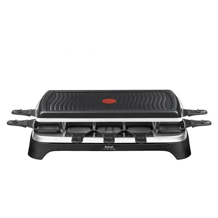 Tefal RE458812 raclette 10 personen Zwart 1350 W